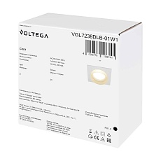 Встраиваемый светильник Voltega Лоскут / Patch VGL7238DLB-01W1 1