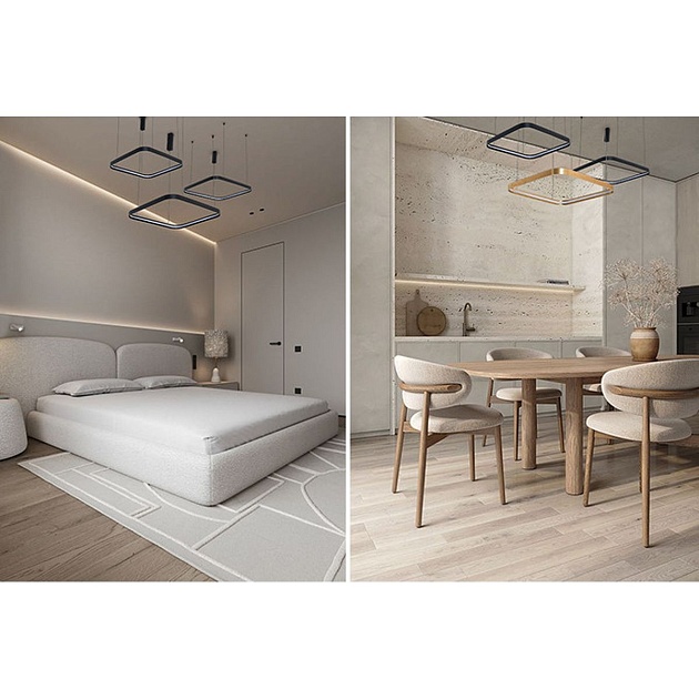 Подвесной светодиодный светильник Italline IT013-6031 gold 3000K изображение 9 Подвесной светодиодный светильник Italline IT013-6031 gold 3000K Фото № 9