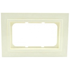 Рамка 2-постовая Mono Electric Despina слоновая кость 102-010000-165