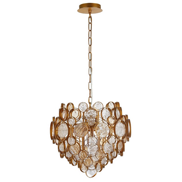 Подвесной светильник Crystal Lux Deseo SP6 D460 Gold Фото № 1
