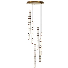Каскадная люстра Odeon Light Collier L-Vision 5455/210L 2