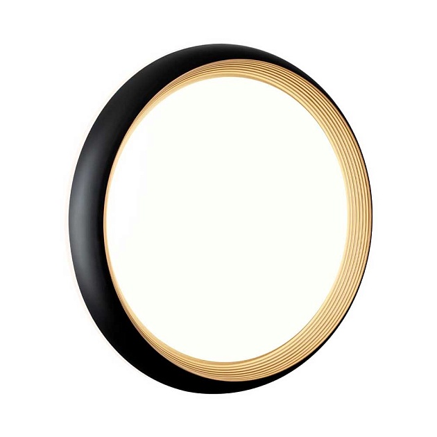 Настенно-потолочный светодиодный светильник Sonex Pale Tofiq Black 7651/DL Фото № 2