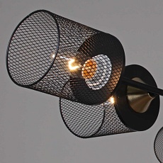 Потолочная люстра Reluce 38460-0.3-06 BK+COPPER 2