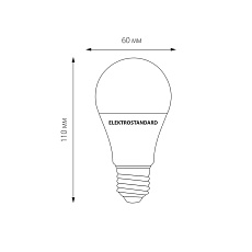 Лампа светодиодная Elektrostandard E27 12W 4200K матовая BLE2769 a060106 1