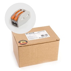 Клемма строительно-монтажная 2-проводная Stekker, LD222-612 39866