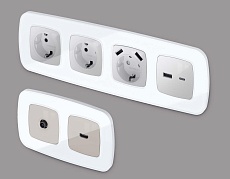 Рамка AMBRELLA VOLT OF640102 3