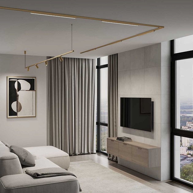 Трековый светильник Elektrostandard Brass Line a071849 Фото № 4