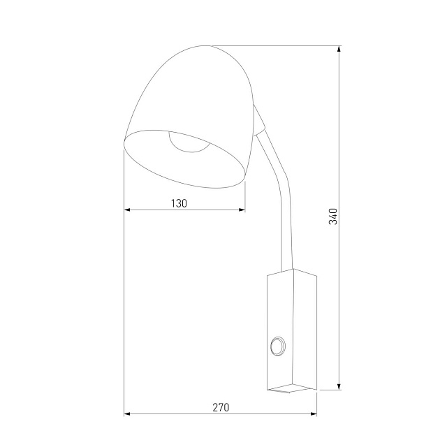 Бра TK Lighting 4167 Soho Black фото 2