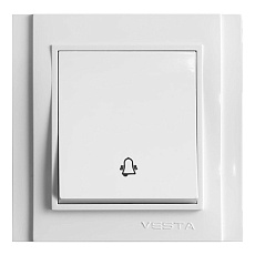 Выключатель Звонок Vesta-Electric Verona белый FVKZ020101BEL
