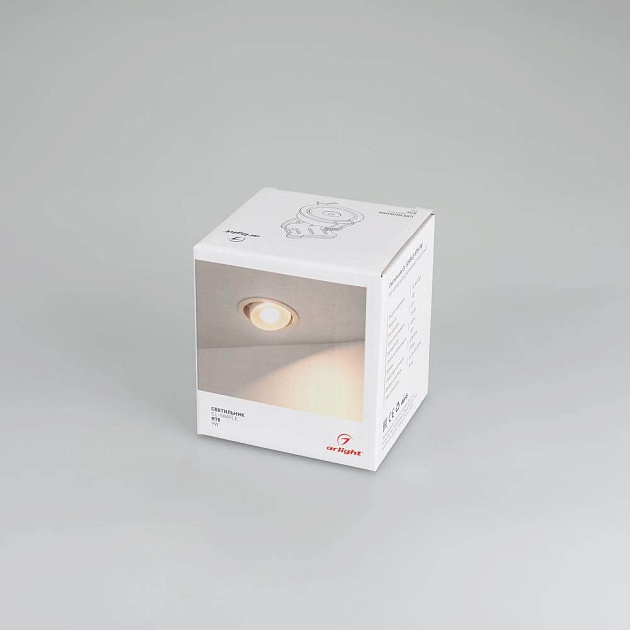 Встраиваемый светодиодный светильник Arlight CL-Simple-R78-9W Warm3000 026868 фото 7
