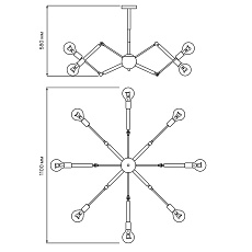 Подвесная люстра Ritter Halm 52445 8 1