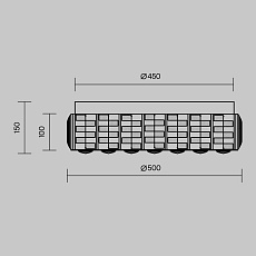Потолочный светодиодный светильник Maytoni Castello MOD336CL-L100G3K 2