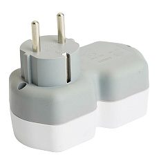 Разветвитель сетевой Stekker 2гн с/з ADP16-12-20 32870 3