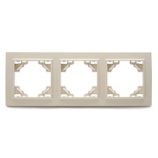 Рамка 3-постовая Stekker Эрна слоновая кость PFR00-9003-02 39242