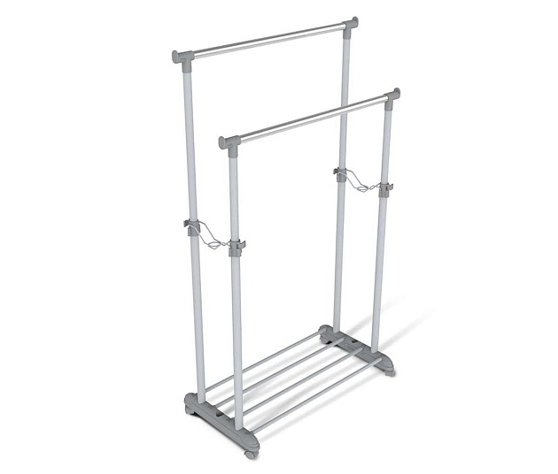 Гардеробная вешалка Sheffilton CH-4149 т.серый/св.серый/хром 9614162401 Фото № 2