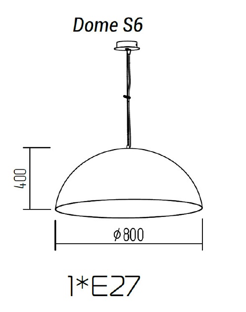 Подвесной светильник TopDecor Dome S6 11 фото 2