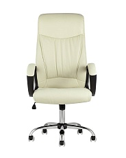 Кресло руководителя TopChairs Tower бежевое D-418 beige 1