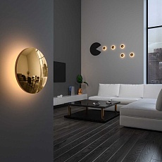 Настенный светодиодный светильник Elektrostandard Mini Disc MRL LED 1126 золото a061712 1