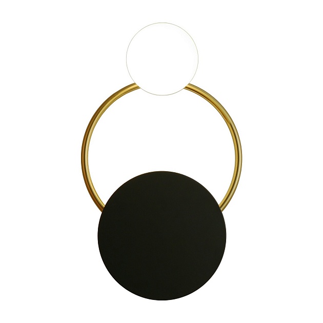 Настенный светильник Gerhort G31137/2wBK+GD+WT Фото № 1