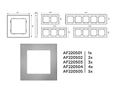 Рамка AMBRELLA VOLT AF220505 3