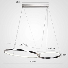 Подвесная люстра Imperium Loft Zenda D60+D40 313679-26 3