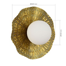 Настенный светильник Evoluce Lorea SLE1196-301-01 2