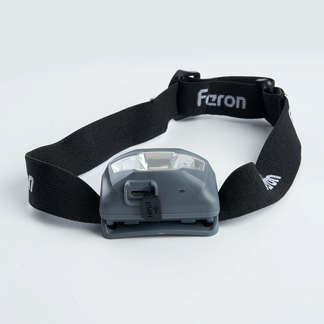 Налобный светодиодный фонарь Feron TH2301 аккумуляторный 60х40 120 лм 41680 фото 4