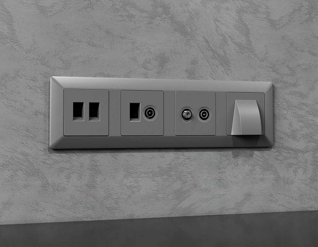 Лицевая панель AMBRELLA VOLT ALFA AP5125 Фото № 3