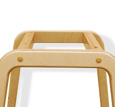 Полубарный стул Sheffilton SHT-ST31-С4/S94-1 лунный камень/прозрачный лак/черный муар 5061424801 2