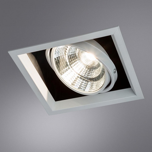 Встраиваемый светодиодный светильник Arte Lamp Merga A8450PL-1WH фото 7