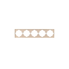 Рамка STRONG 5-постовая шелк KRANZ KR-78-0755-8