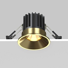 Встраиваемый светодиодный светильник Maytoni Round DL058-7W3K-BS 4