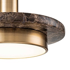 Подвесной светильник Escada 10260/1 LED*12W Brass/Brown marble 3