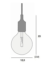Подвесной светильник Imperium Loft Muuto 186768-22 1
