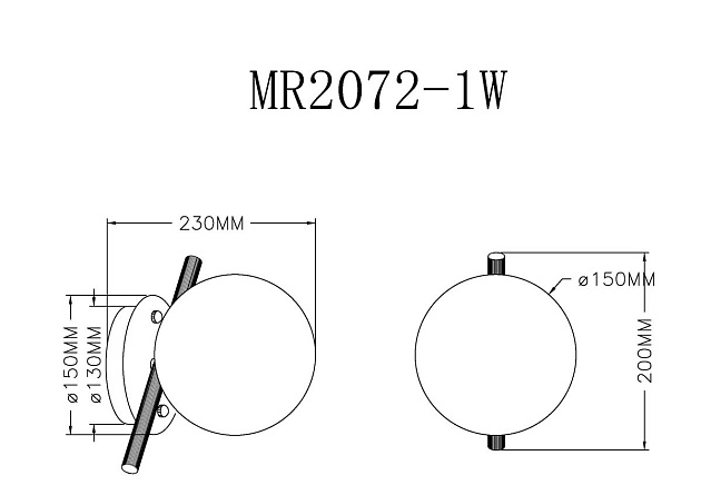 Бра MyFar Francis MR2072-1W фото 2