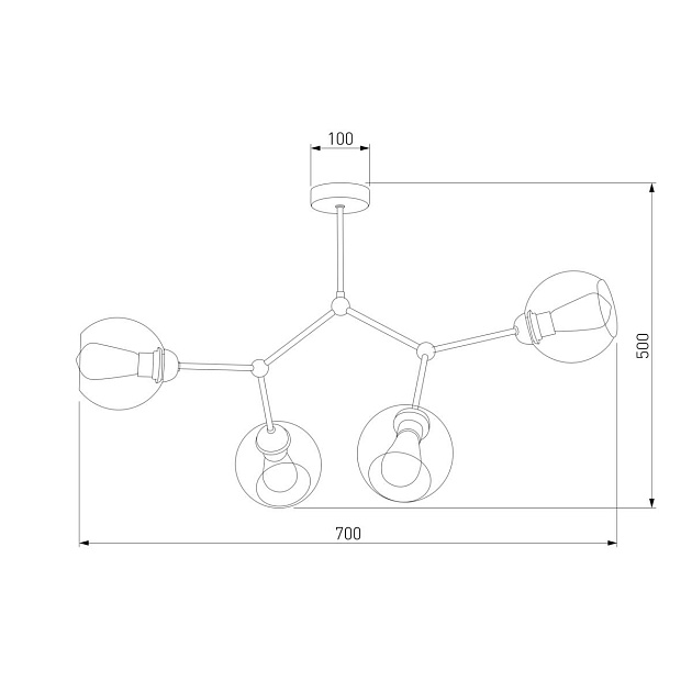 Подвесная люстра TK Lighting 2730 Fairy Фото № 2