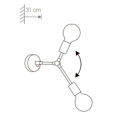 Бра Nowodvorski Twig 9141 1