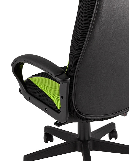 Игровое кресло TopChairs ST-Cyber 9 Green ткань/экокожа черный/зеленый ST-Cyber 9 GREEN Фото № 7