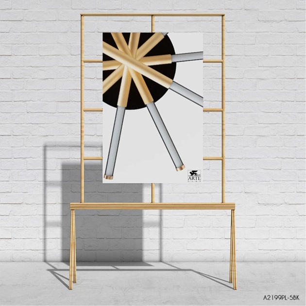 Потолочная светодиодная люстра Arte Lamp Fernando A2199PL-5BK Фото № 2