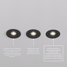 Встраиваемый светильник Denkirs Billum DK3020-BK 3