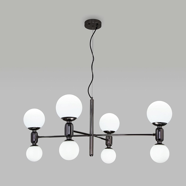 Подвесная люстра Eurosvet Bubble 30182/8 черный жемчуг Фото № 1