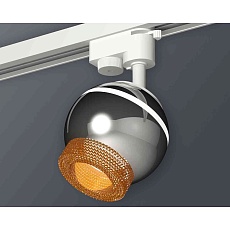 Комплект трекового светильника Ambrella light Track System XT1104005 PSL/CF серебро полированное/кофе (A2520, C1104, N7195) 2