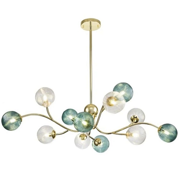 Подвесная люстра Indigo Selva 11032/12R Gold V000298 изображение 1 Подвесная люстра Indigo Selva 11032/12R Gold V000298 Фото № 1