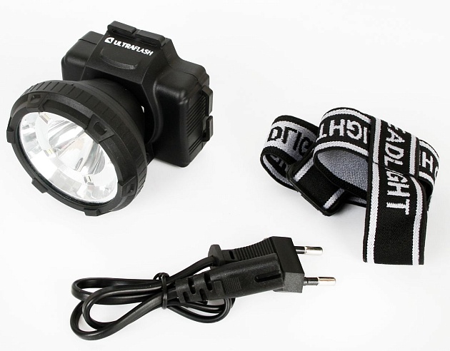 Налобный светодиодный фонарь Ultraflash Headlite аккумуляторный 90х75 140 лм LED5367 13350 фото 8