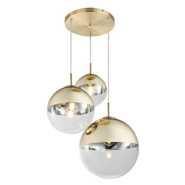Подвесной светильник Toplight Glass TL1203H-03GD Фото № 1