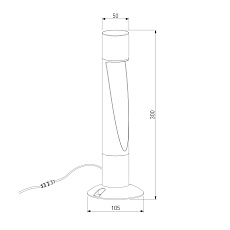 Ландшафтный светильник Elektrostandard Recess (35177/S) 3000K черный a072095 2
