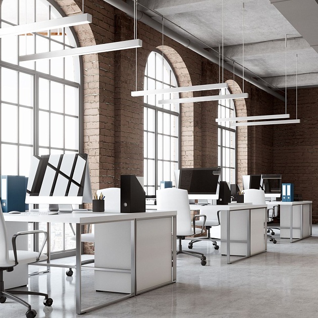 Профиль подвесной с рассеивателем серебро 2м. Apeyron 08-25 Фото № 6