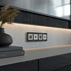 Розетка Ethernet RJ-45 (дымчатый) W1281004/ a069467 1