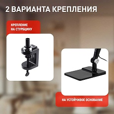 Настольная лампа ЭРА NLED-497-12W-BK Б0052771 4