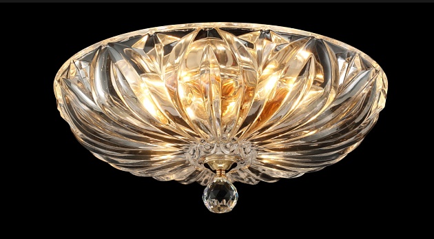 Потолочный светильник Crystal Lux Denis D400 gold фото 3